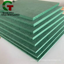 good quality ture  waterproof  melamine white color  HMR green core MDF BOARD